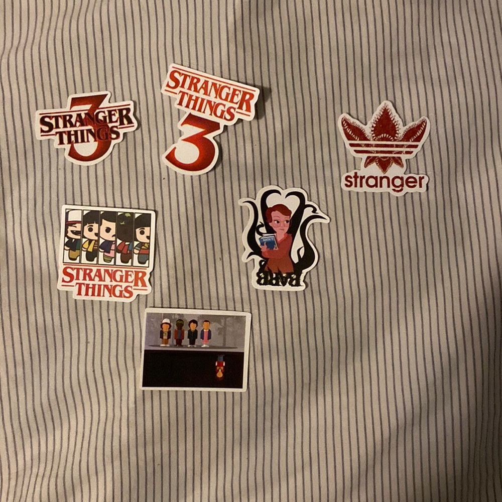stranger things stickers